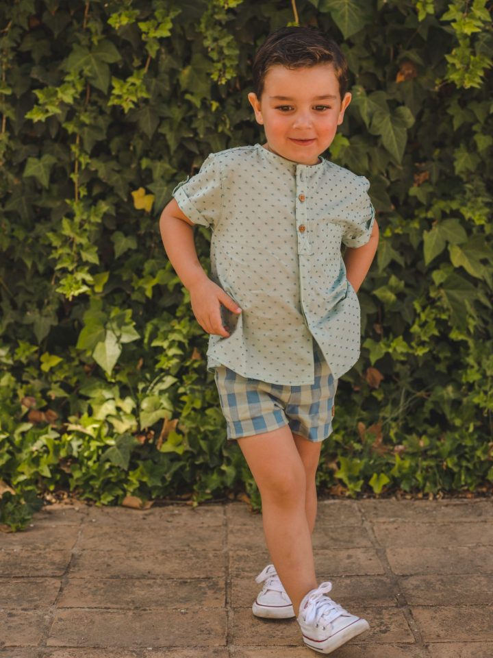 Camisa bicolor plumeti José Varón