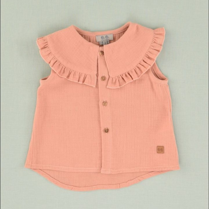 Camisa Rosa Empolvado cuellos José Varón