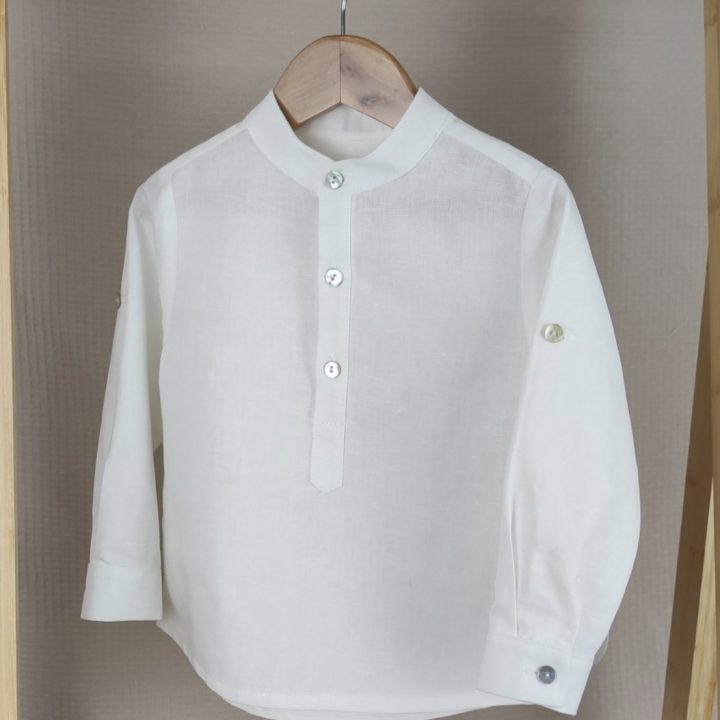 Camisa Lino blanca