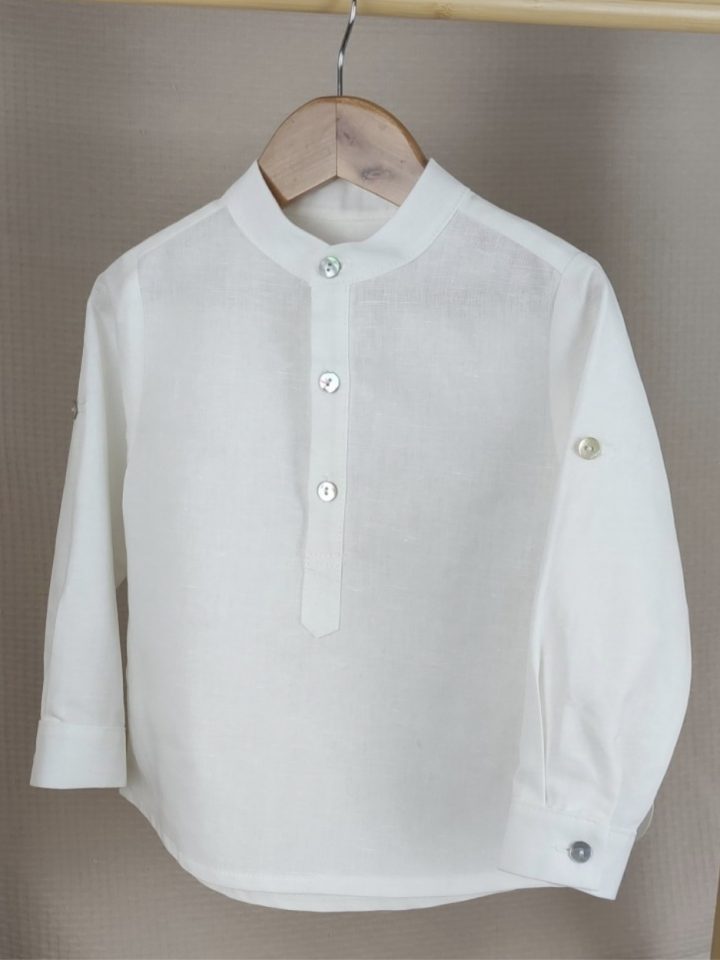 Camisa Lino blanca