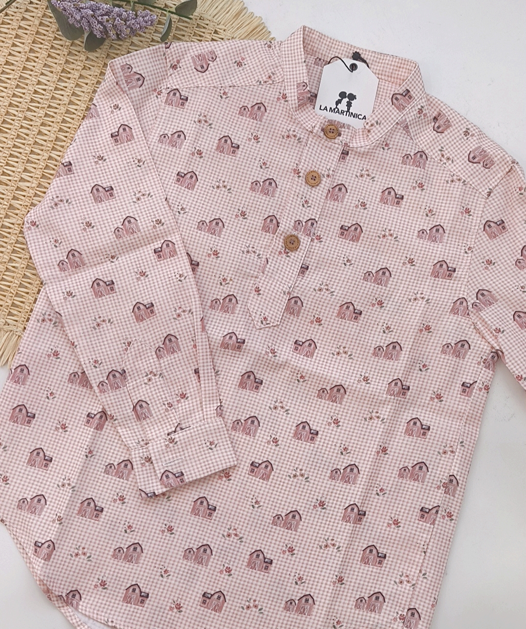 Camisa niño casitas La Martinica