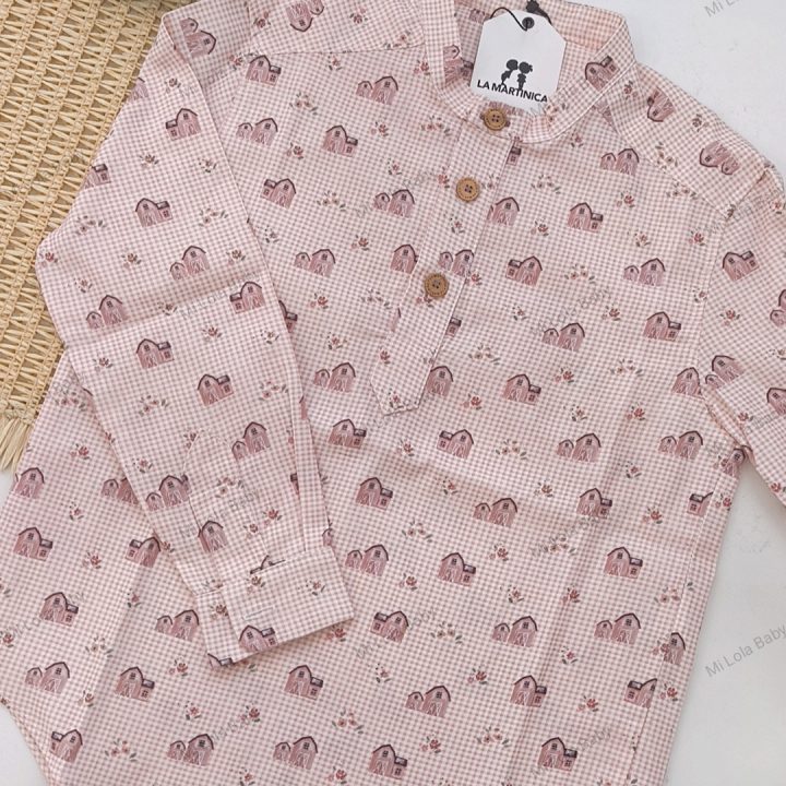 Camisa niño casitas La Martinica