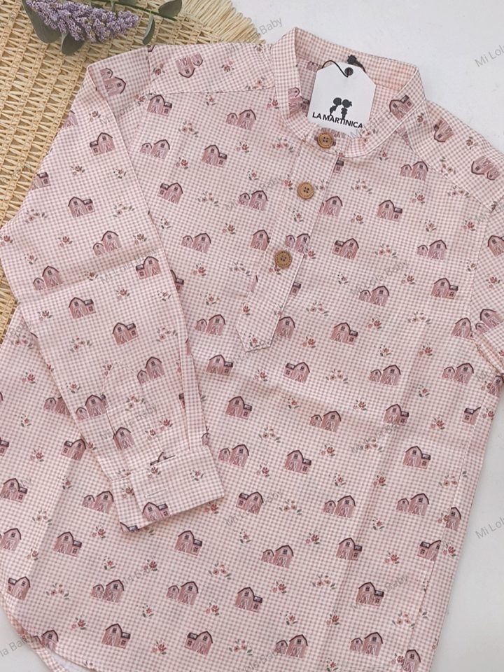 Camisa niño casitas La Martinica