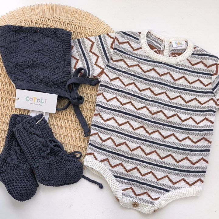 Pelele unisex de punto Cayambé Cotoli