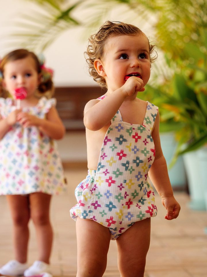 Petito unisex cruces colores cocote