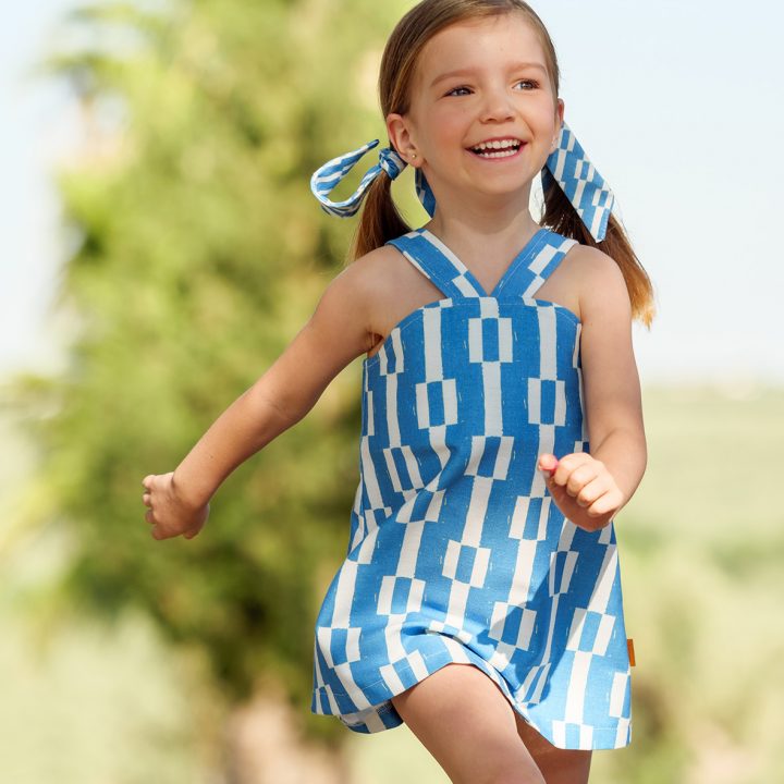 Vestido taneka azul cocote