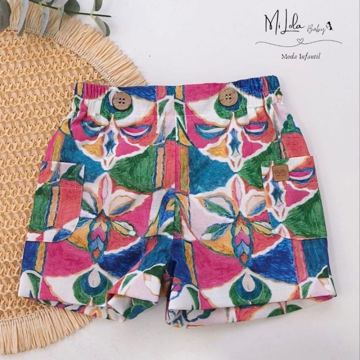 Pantalón corto estampado José Varón