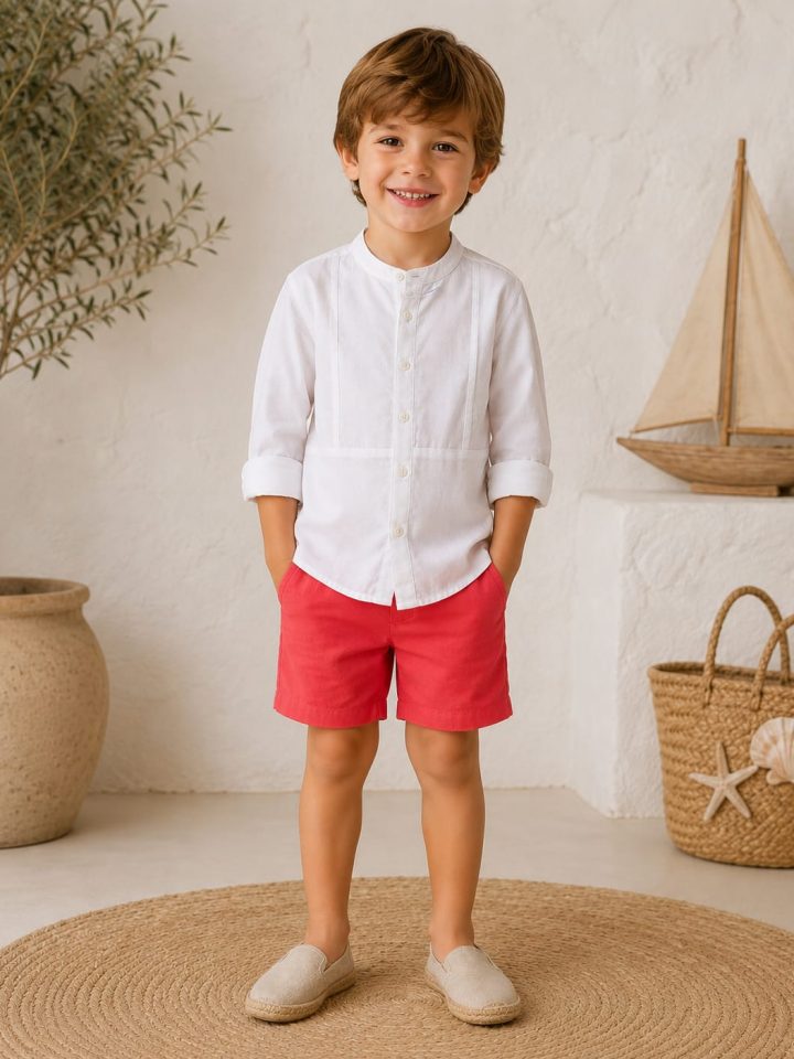 Conjunto niño coral cocote