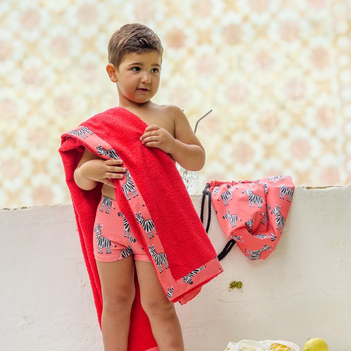 Bañador licra de niño cebras José Varón