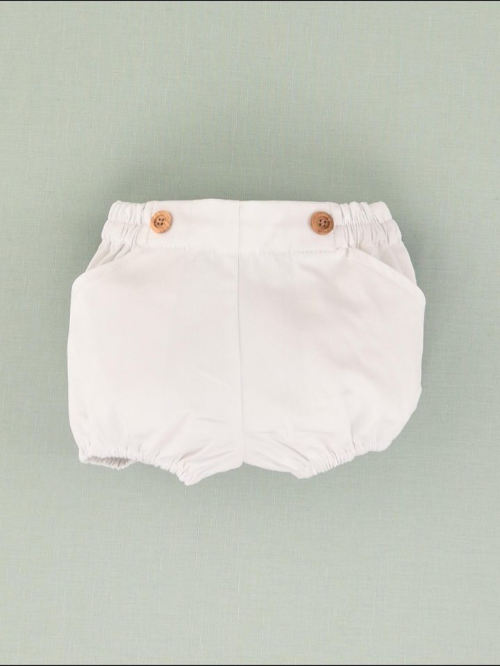 Pantalón ranita Unisex Blanco Cocote