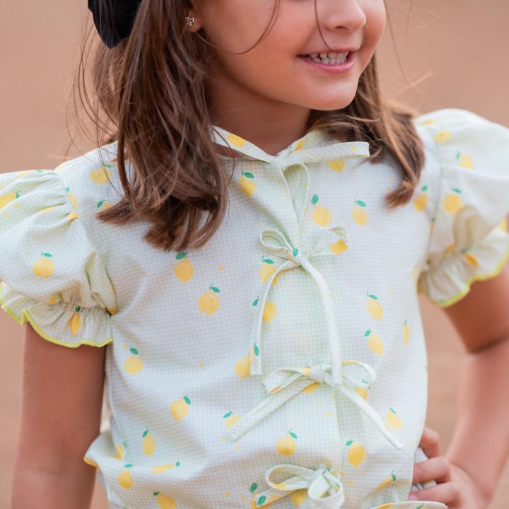 Camisa lazos limones MIJI baby