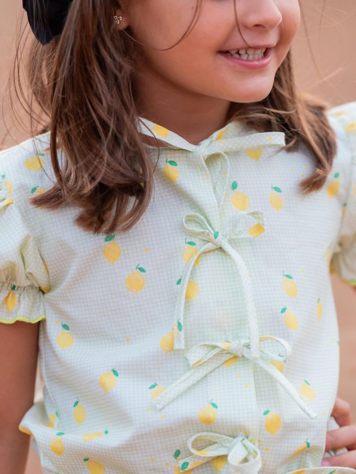 Camisa lazos limones MIJI baby