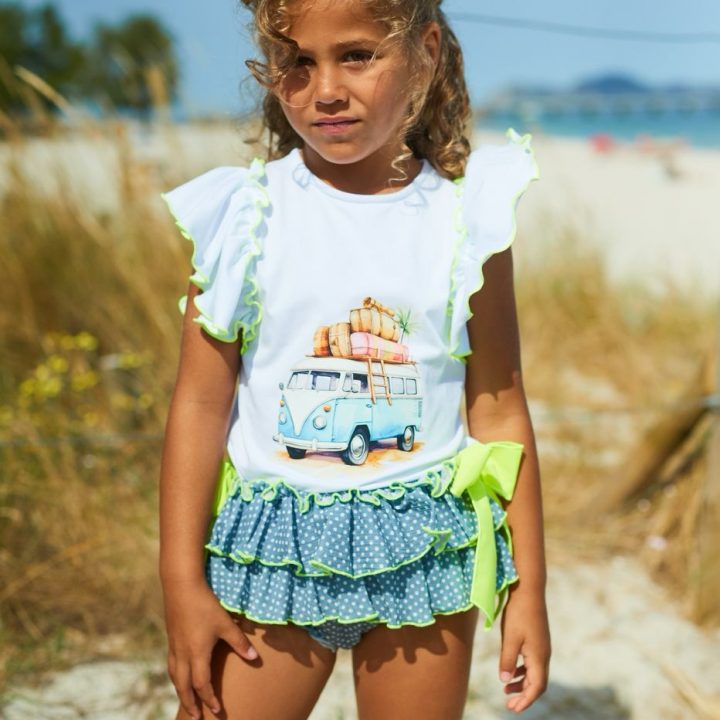 Conjunto niña arándanos La Martinica