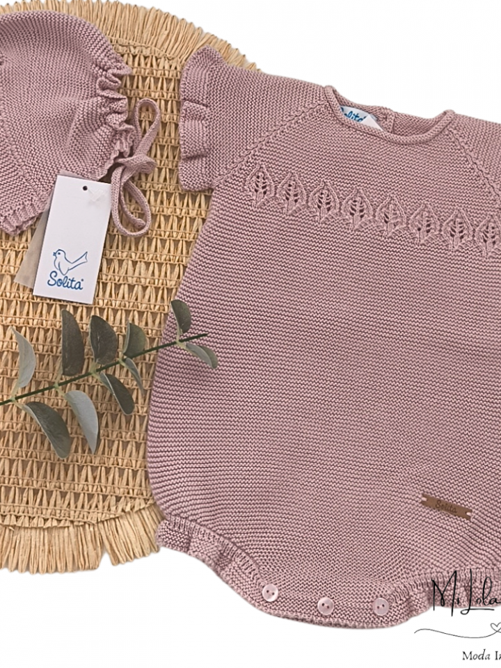 Pelele Rosa empolvado Solita