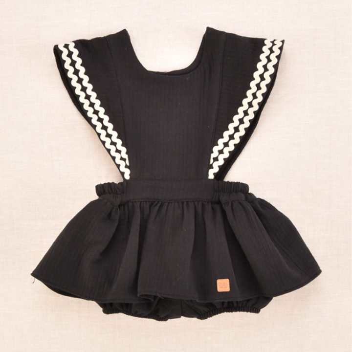 Ranita niña negra con ondulina crema José Varón