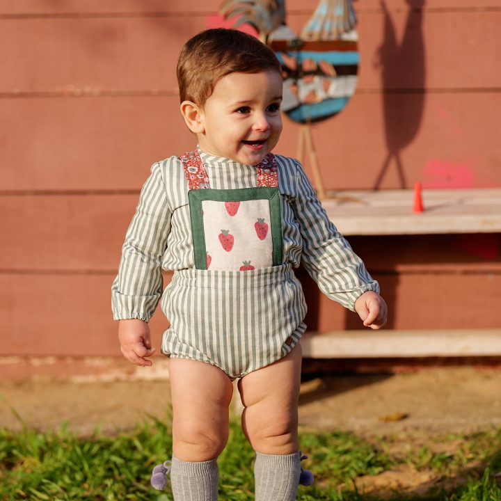 Conjunto camisa y ranita fresas niño José Varón