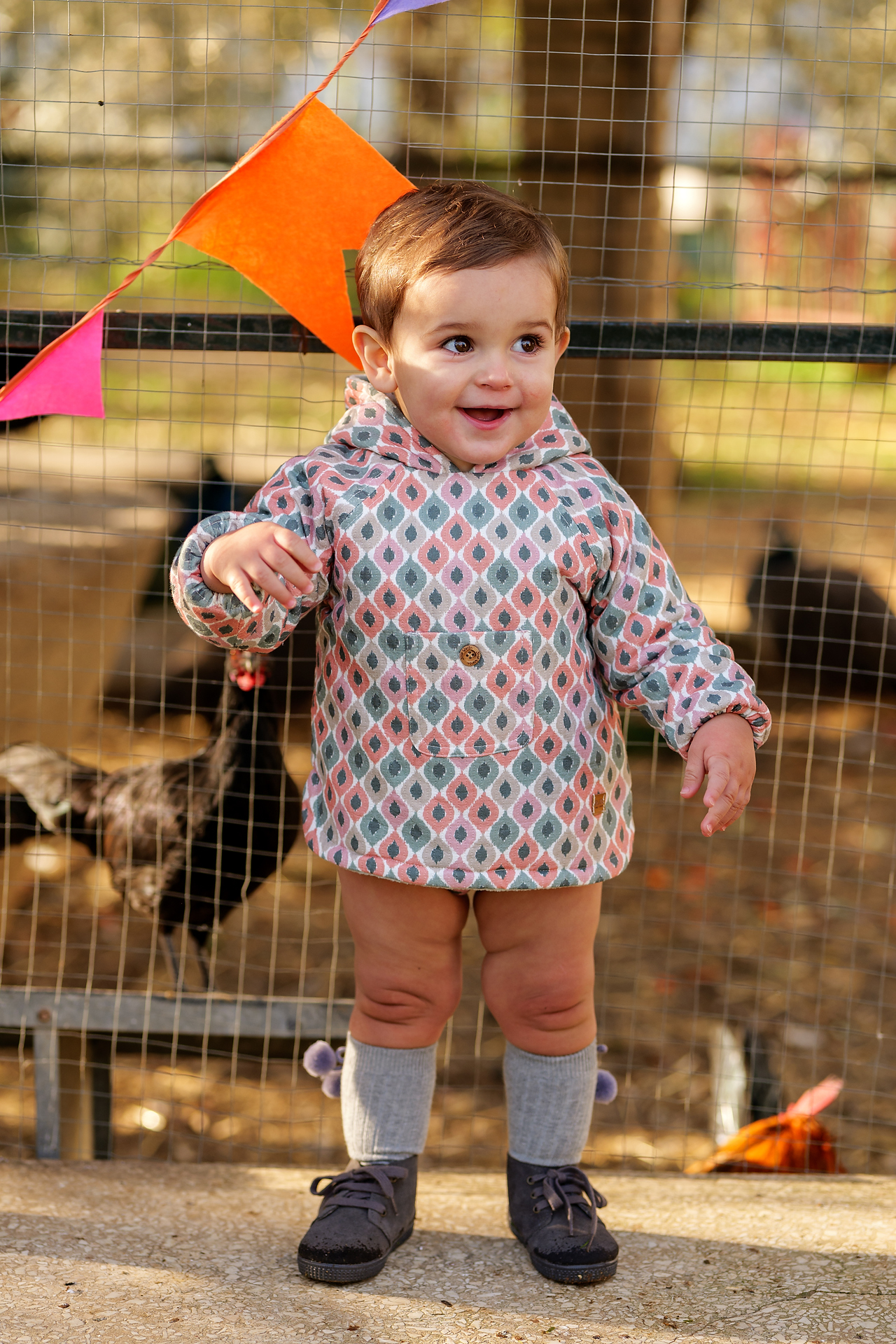 Conjunto sudadera y ranita rombos Marsala José Varón