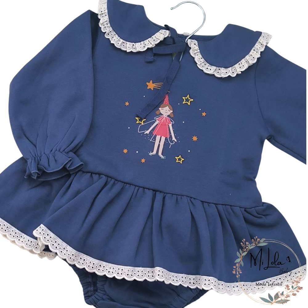 Jesusito Felpa estrellas Azul Marino Pío Pío