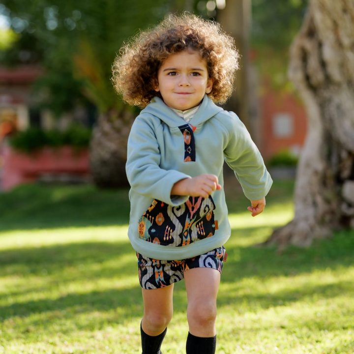 Sudadera capucha étnica cocote