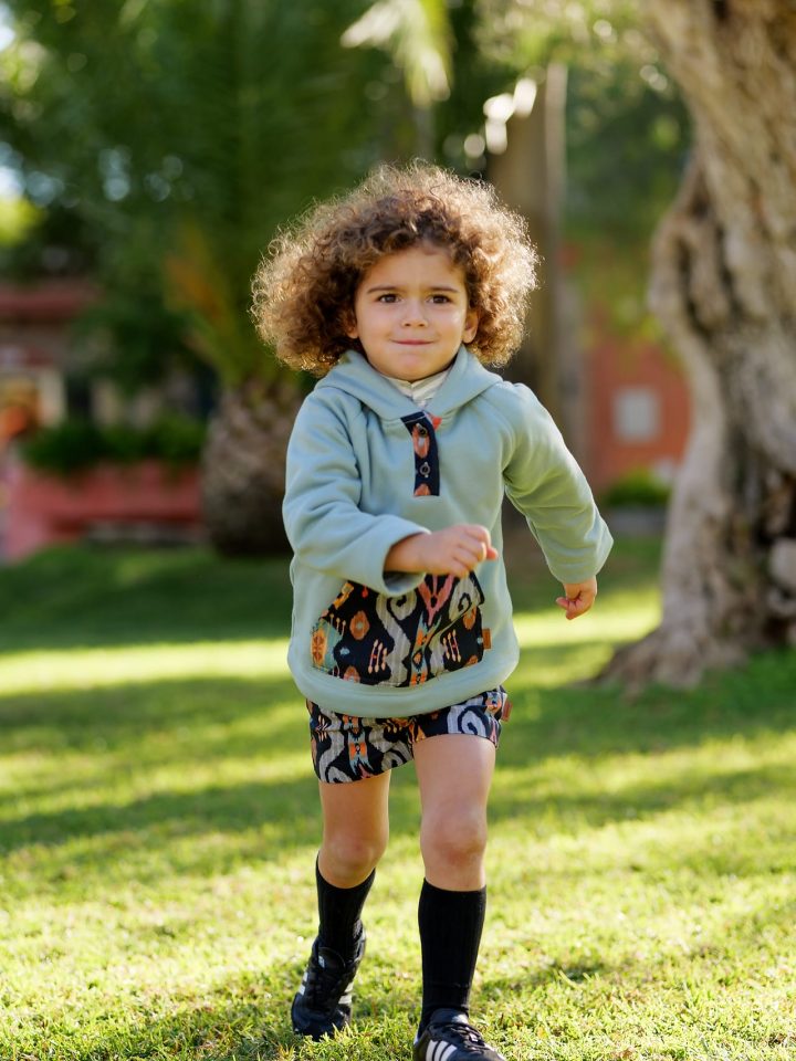 Sudadera capucha étnica cocote