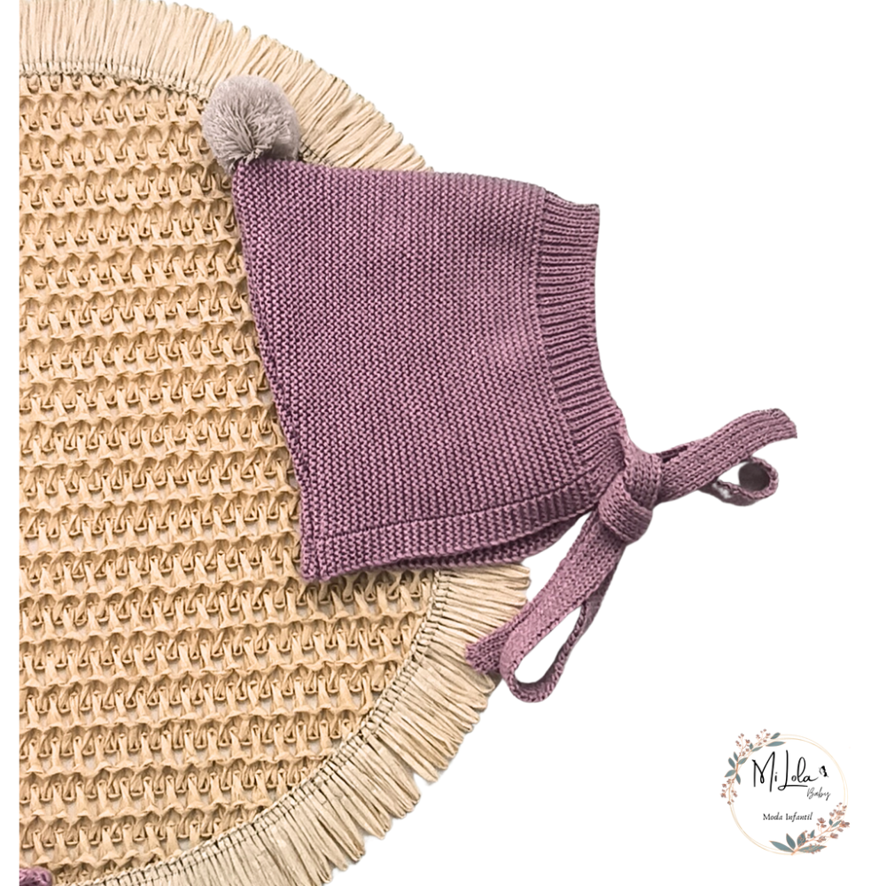 Capota duende Rosa pompón Sigar