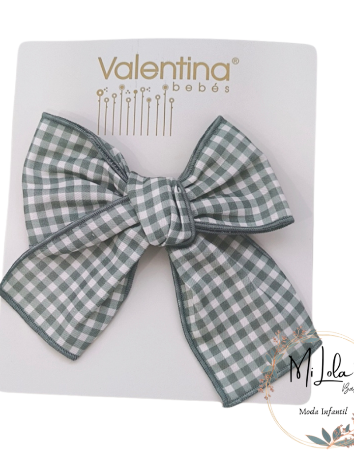 Lazo Vichy verde Valentina