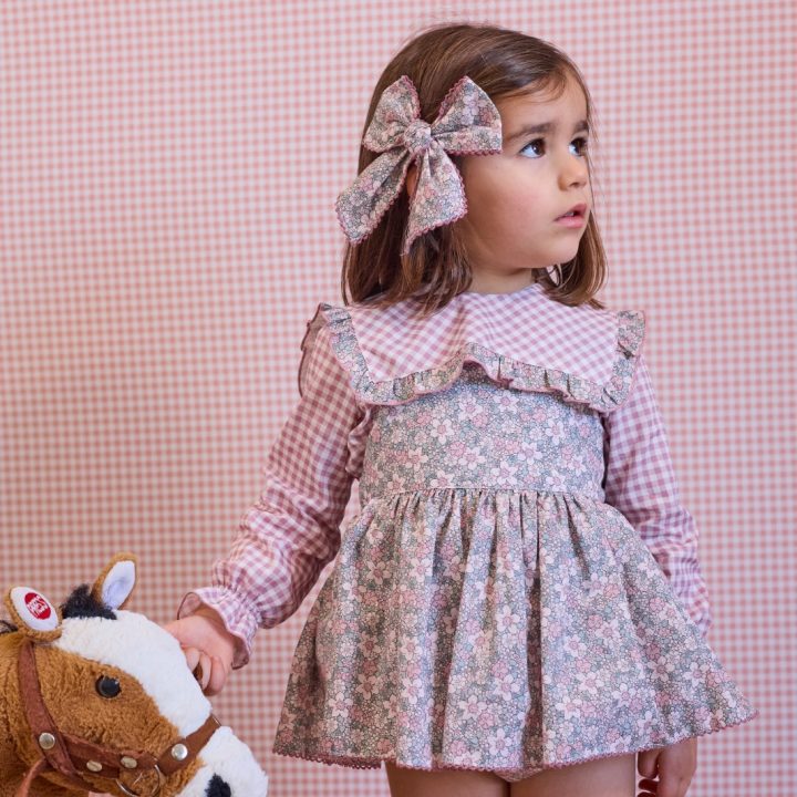 Conjunto camisa cuadros y ranita viena La Martinica