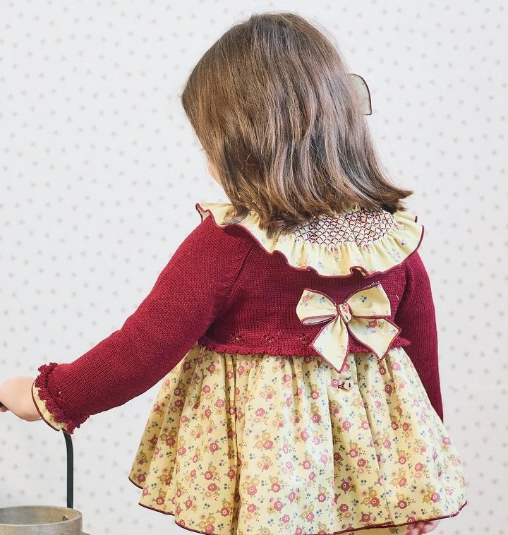 Chaqueta corta lazo granate Real La Martinica