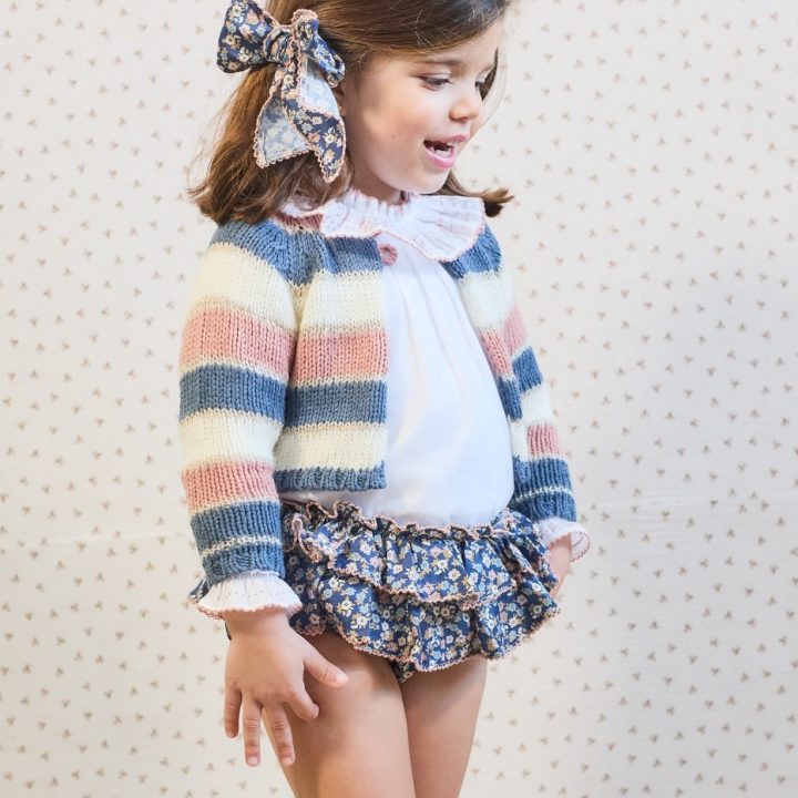 Conjunto niña braguitas tres piezas Mi petit mon La Martinica