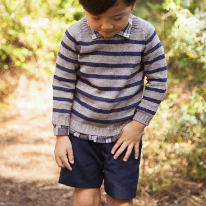 Jersey rayas marino Paloma de la O