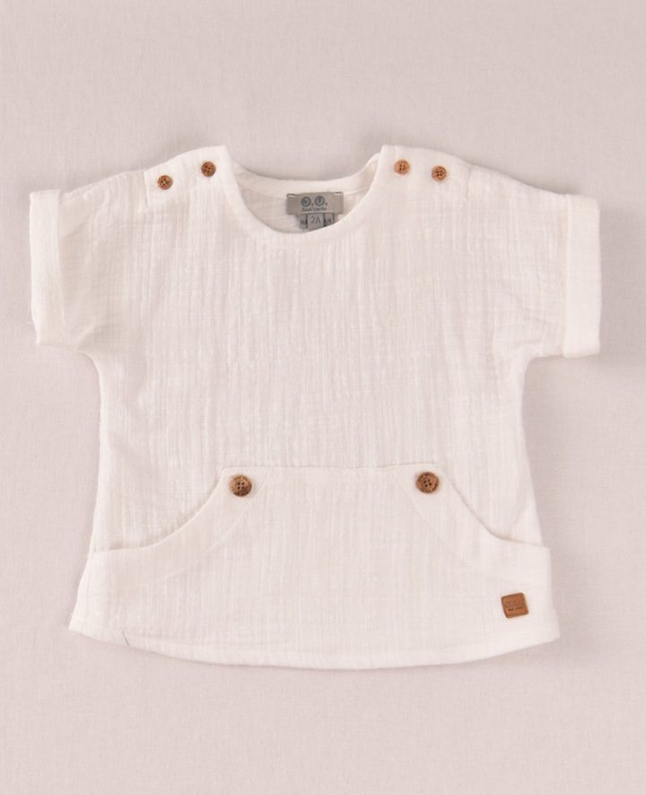 Camisa básica manga corta Blanca José Varón