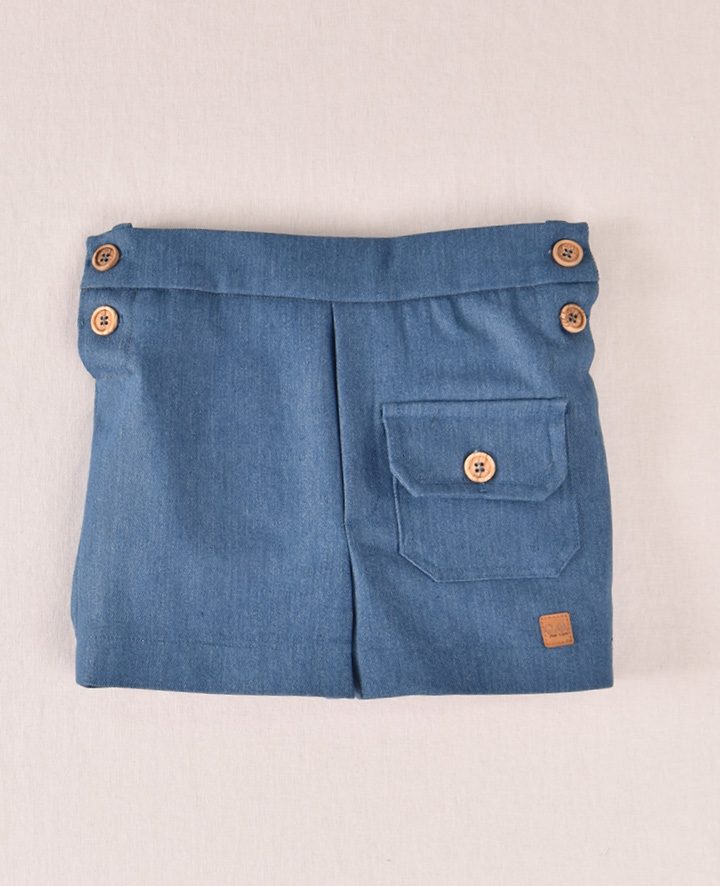 Pantalón corto denim Niño José Varón