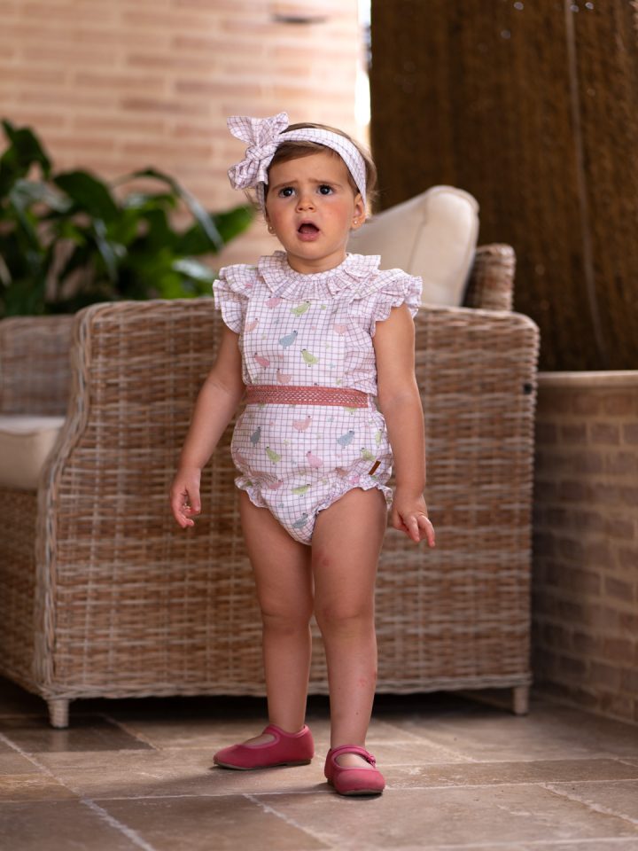 Conjunto niña gallinitas cocote