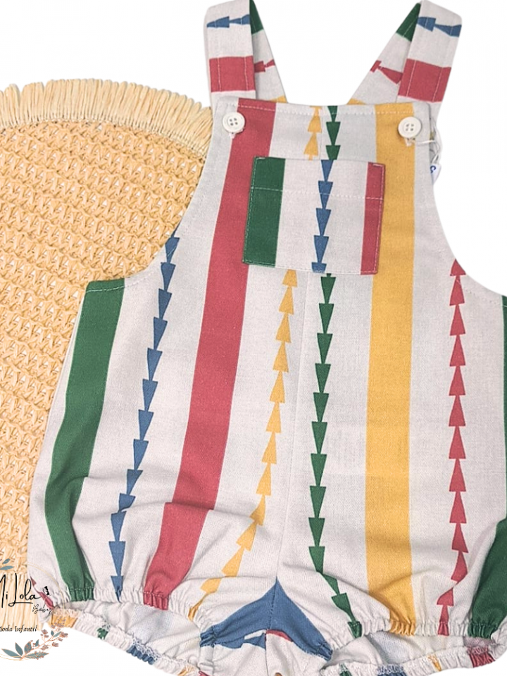 Peto rana rayas multicolor Cocote