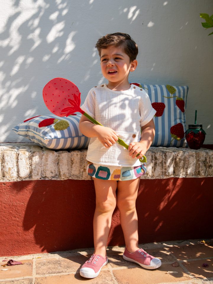 Pantalón ranita acuarelas José Varón