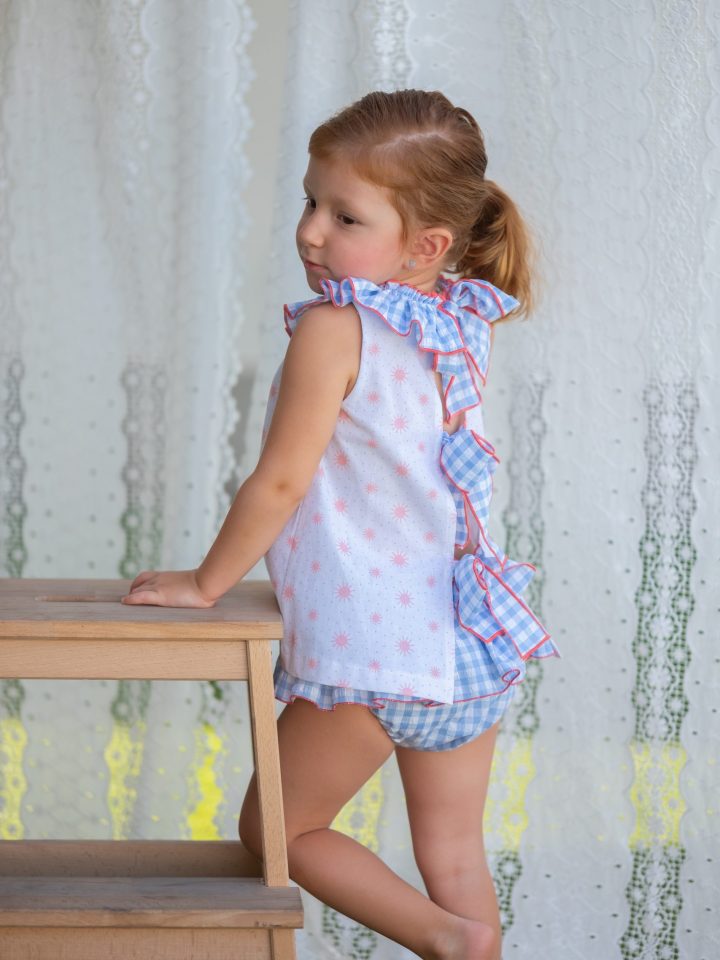 Conjunto soles Vichy Niña Pío Pío