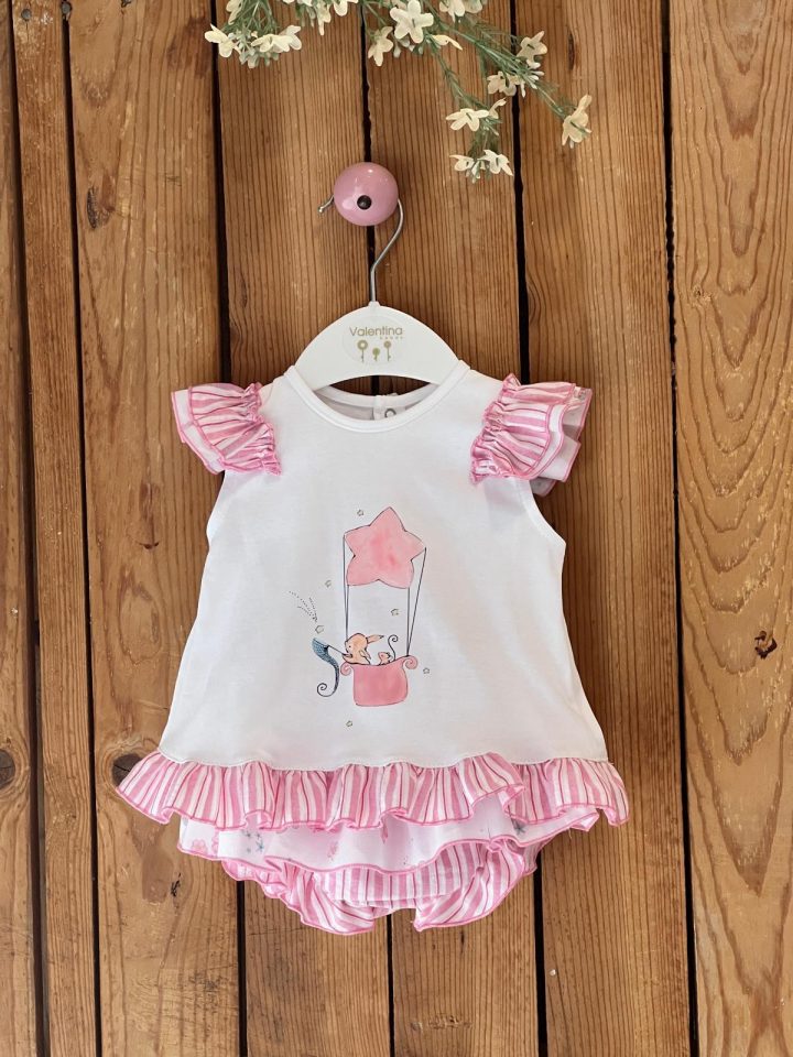 Conjunto camiseta happy Valentina