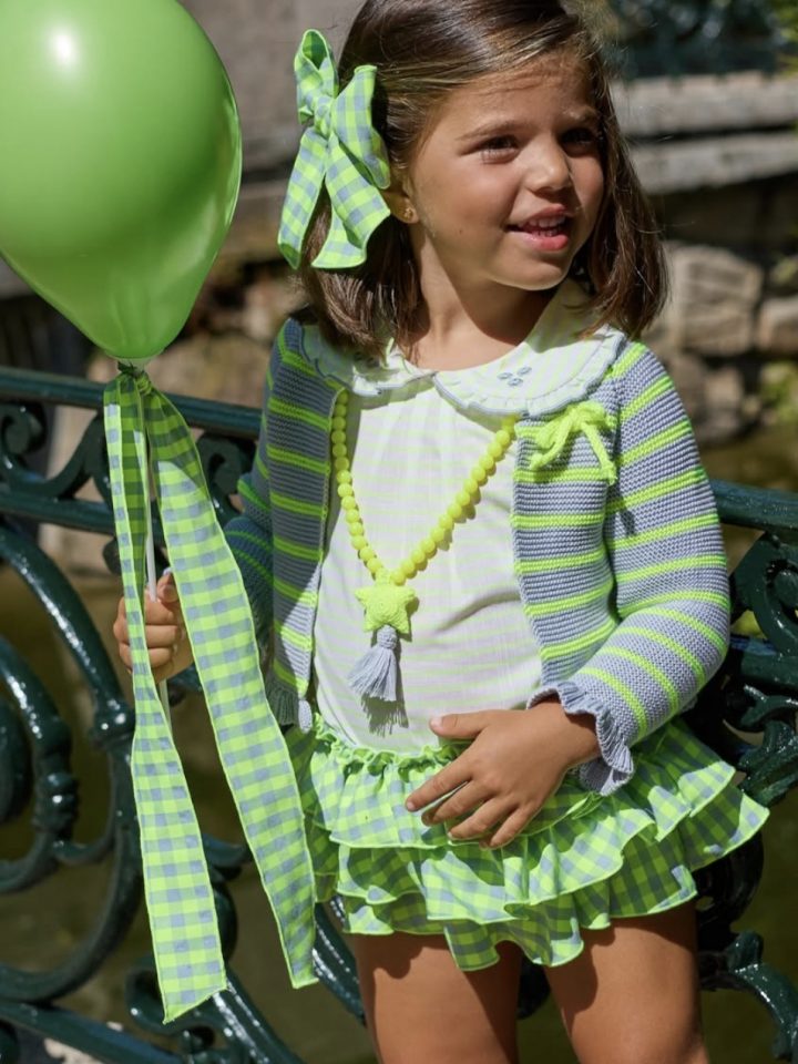Conjunto camisa y braguitas flúor niñapescardinos La Martinica