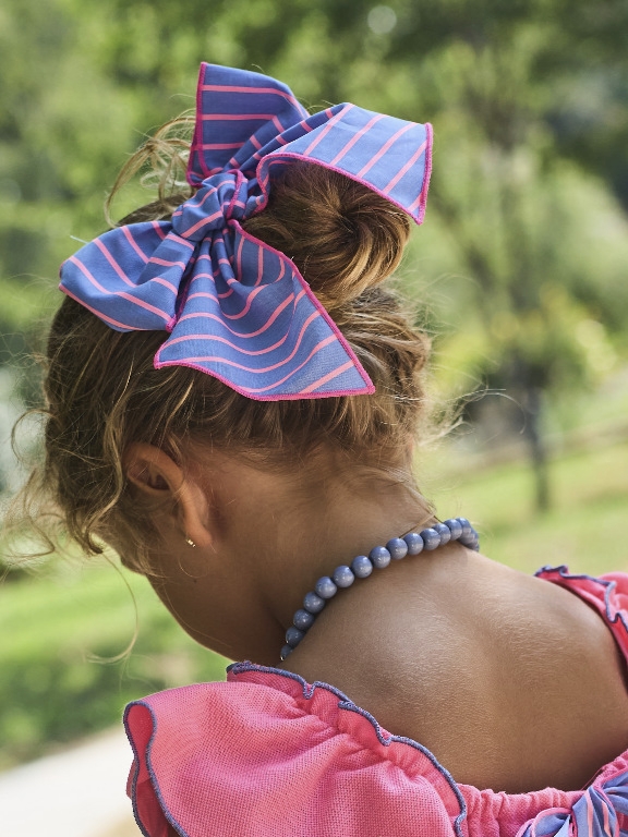 Lazo mediano rayas La Pantera Rosa La Martinica