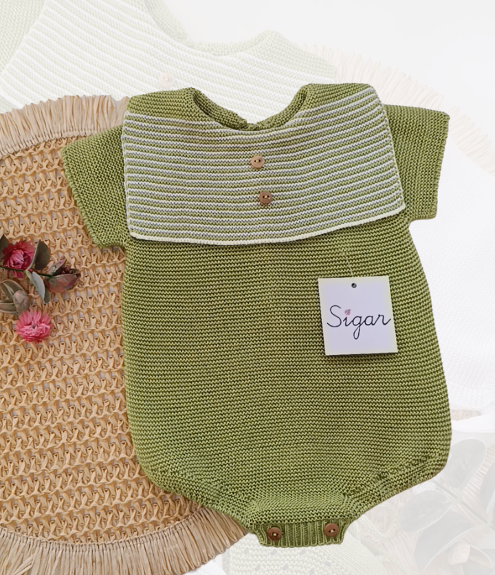 Pelele babero lima unisex Sigar