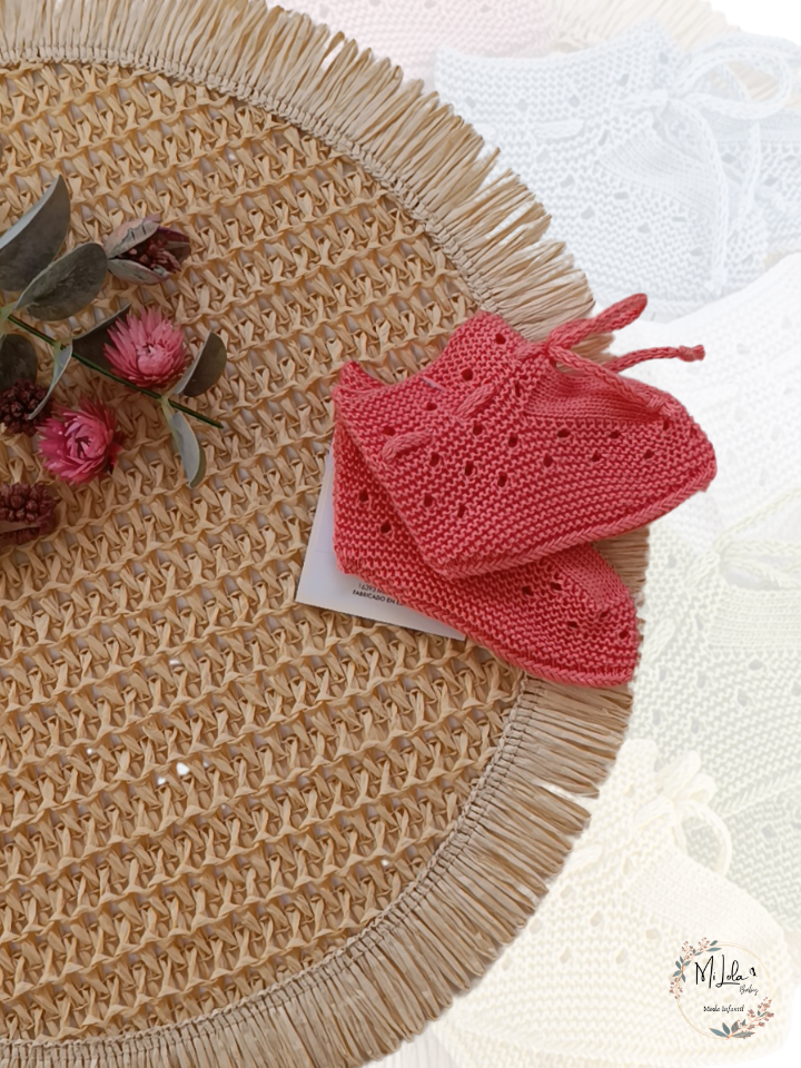 Patucos unisex coral Sigar