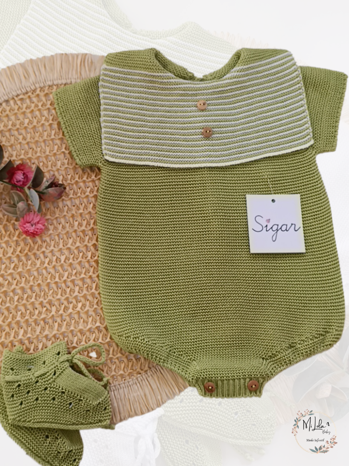 Pelele babero unisex Lima Sigar