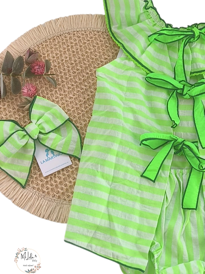 Lazo mediano rayas Apple La Martinica