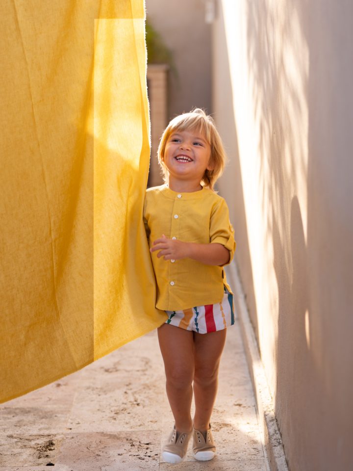 Pantalón ranita rayas arcoiris Cocote