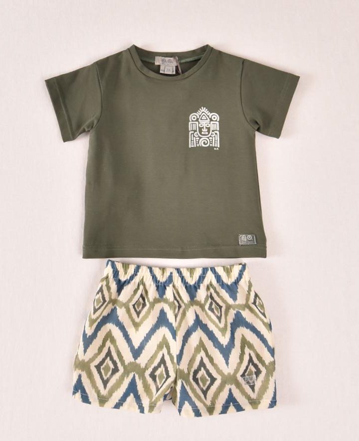 Conjunto de verano niño oliva José Varón