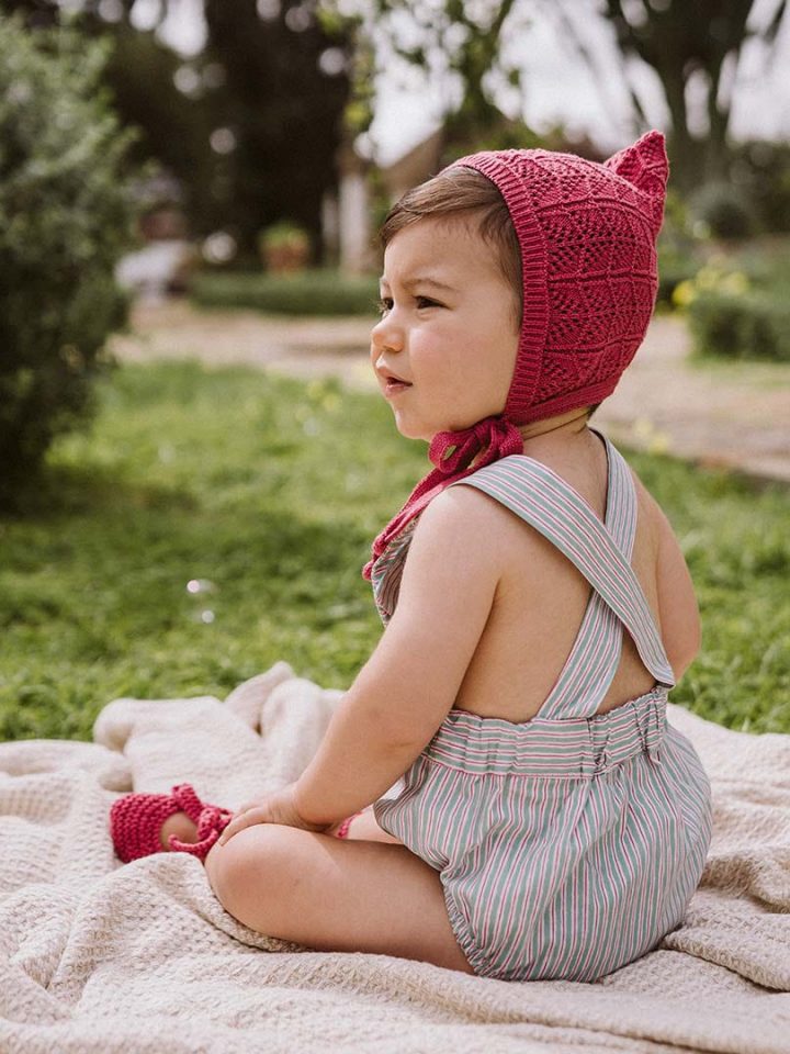 Gorrito duende unisex guinda Cotoli