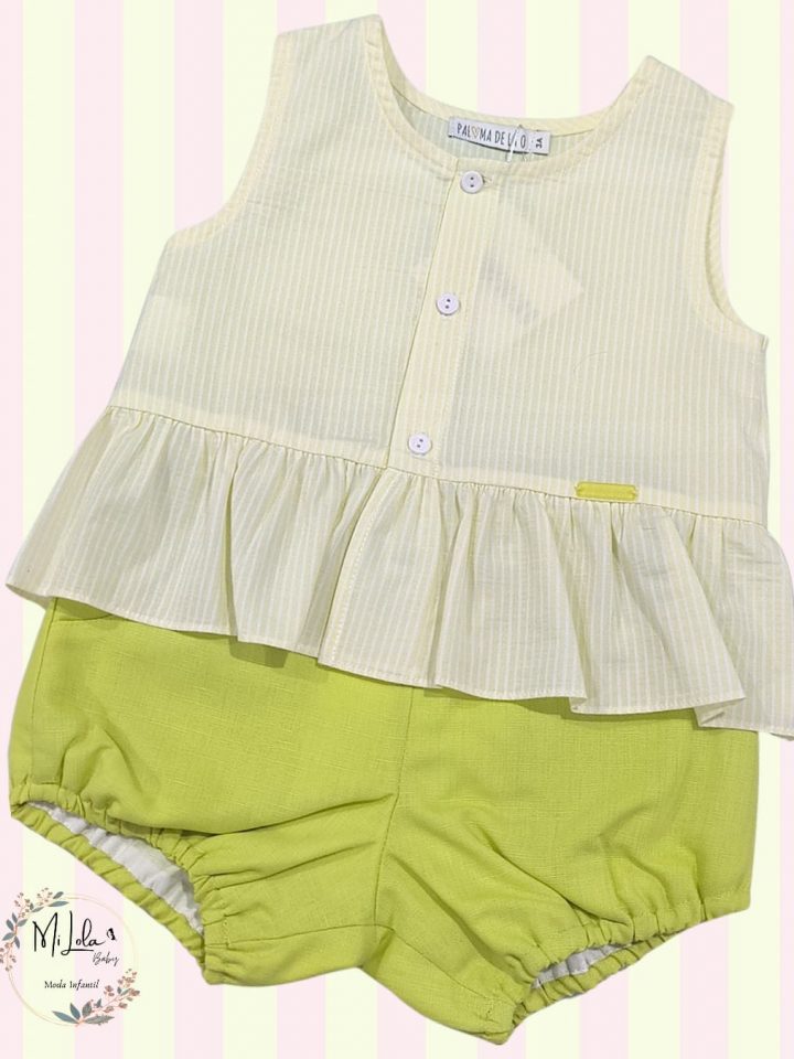 Conjunto niña Lima Paloma de la O