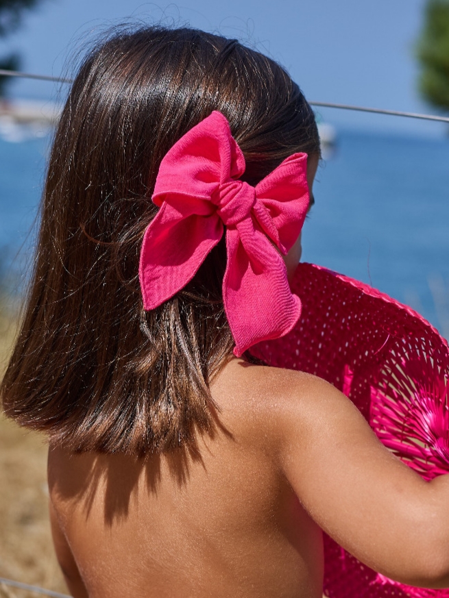 Lazo mediano rosa sun beach La Martinica