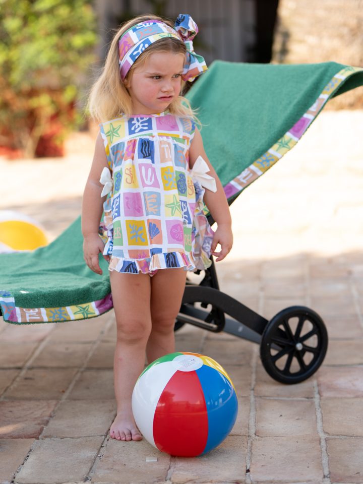 Conjunto de baño niña cuadros coloresJosé Varón