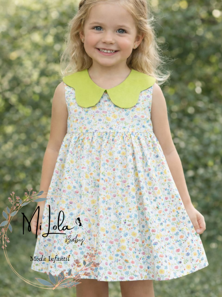 Vestido niña liberty lima Paloma de la O